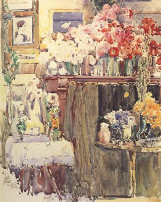 Childe Hassam Celis Thaxter's Sitting Room (nn02) oil painting image